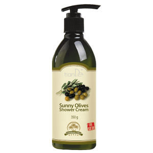 Krémový sprchový gél „Slnečné olivy“, 350g
