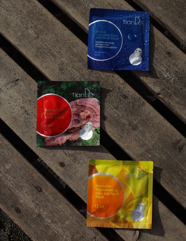 Revitalizačná maska ​​na tvár a krk Lingzhi, 35g - Image 2