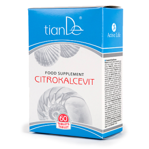 Citrokalcevit Výživový doplnok (60 tabliet po 500 mg)