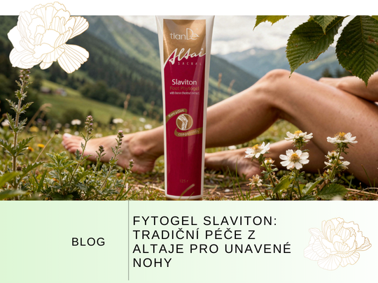 Fytogél Slaviton: Tradičná starostlivosť z Altaja pre unavené nohy
