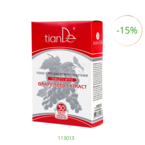 Tablety s extraktom z jadier viniča, (30 tabliet po 600 mg)