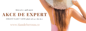 Akce DE-EXPERT zdravé vlasy v létě